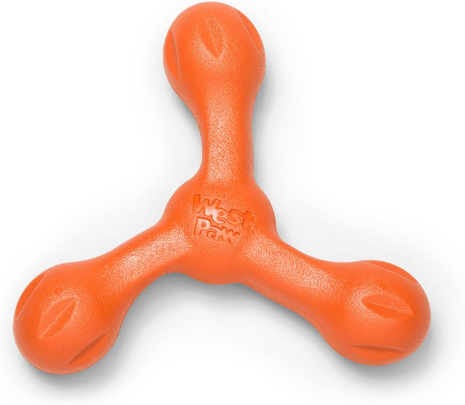 Zogoflex Air Skamp Tug-of-War Stick Dog Chew Toy - Interactive, Hollow, and Squishy Design for Chewing, Fetching, and Carrying - Dishwasher Safe, Latex-Free, Large 8.5", Melon