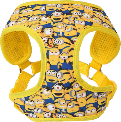 Medium Yellow Dog Harness - Comfortable Mesh No-Pull Design | Officially Licensed Universal Studios Pet Product | Ideal Gift for Fans and Their Pets