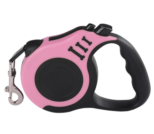 16.5FT Automatic Retractable Dog Leash with Pet Collar - Hands-Free Walking Lead - Free Shipping within the US